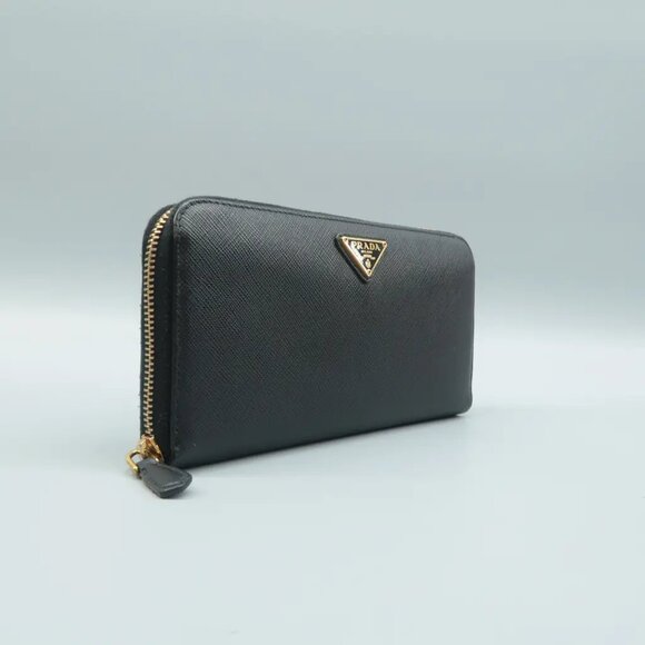 100% Authentic Prada Black Leather Wallet - Picture 3 of 12